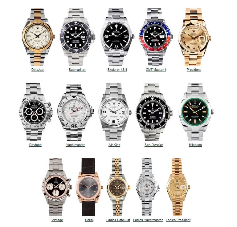 used rolex watches