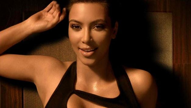 Kim Kardashian in a Skechers commercial. Kim Kardashian in a Skechers commercial.