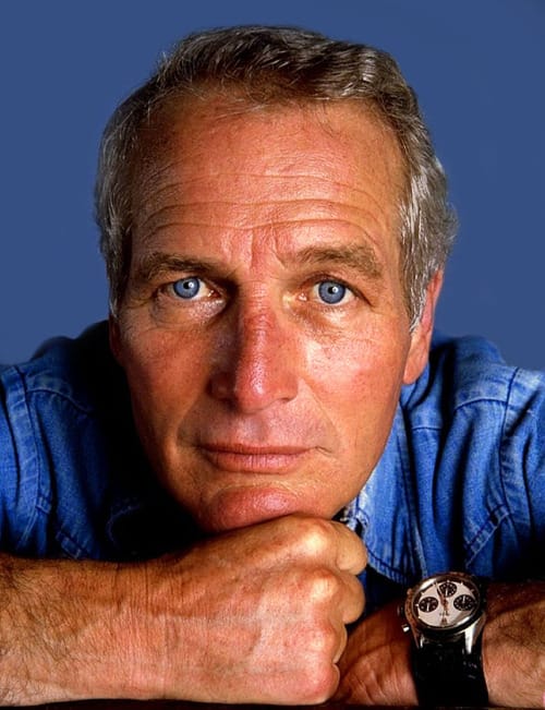Paul Newman sporting his Rolex Daytona