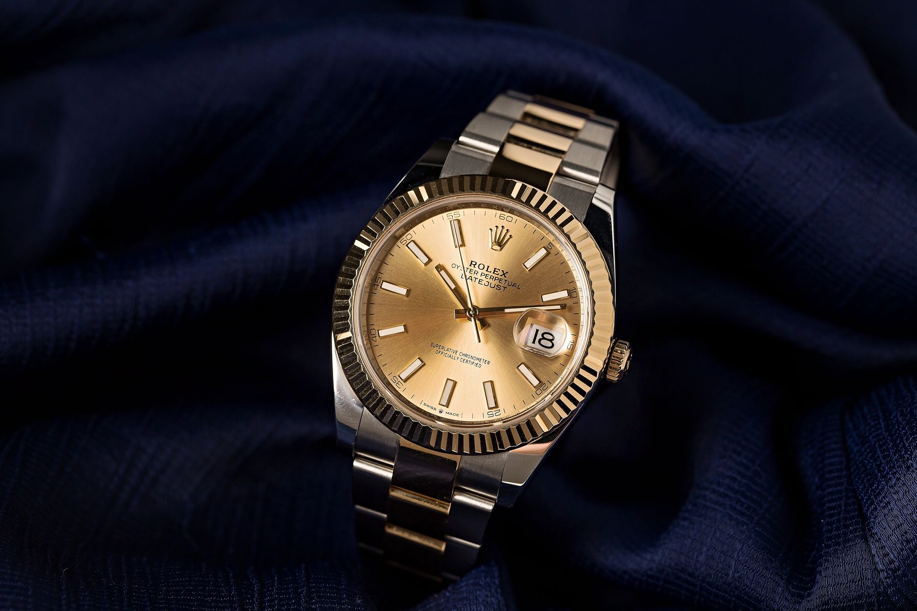 Rolex Watches Datejust 41 Two-Tone Steel and Gold