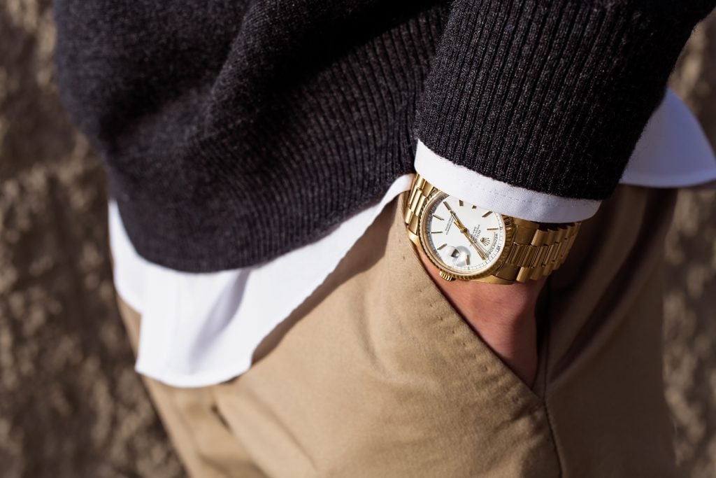 Rolex Day-Date Watch Size on Wrist