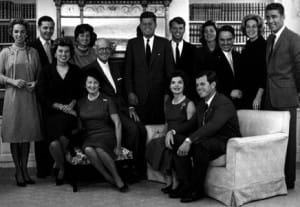 A family photo of the Kennedys who love Rolex watches. The Kennedys and Rolex