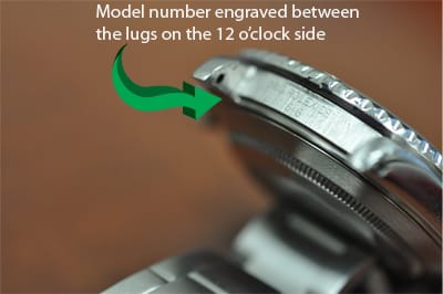 rolex watch model number