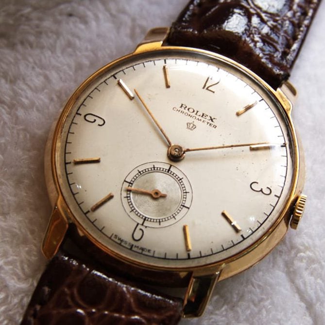Expand your wardrobe by adding a leather strap. Stainless Steel is not the only option.
