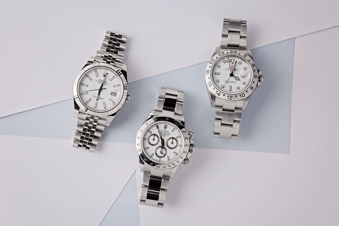 Best Rolex Watches Ski Week Snow White Dials 