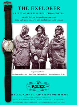 rolex explorer poster