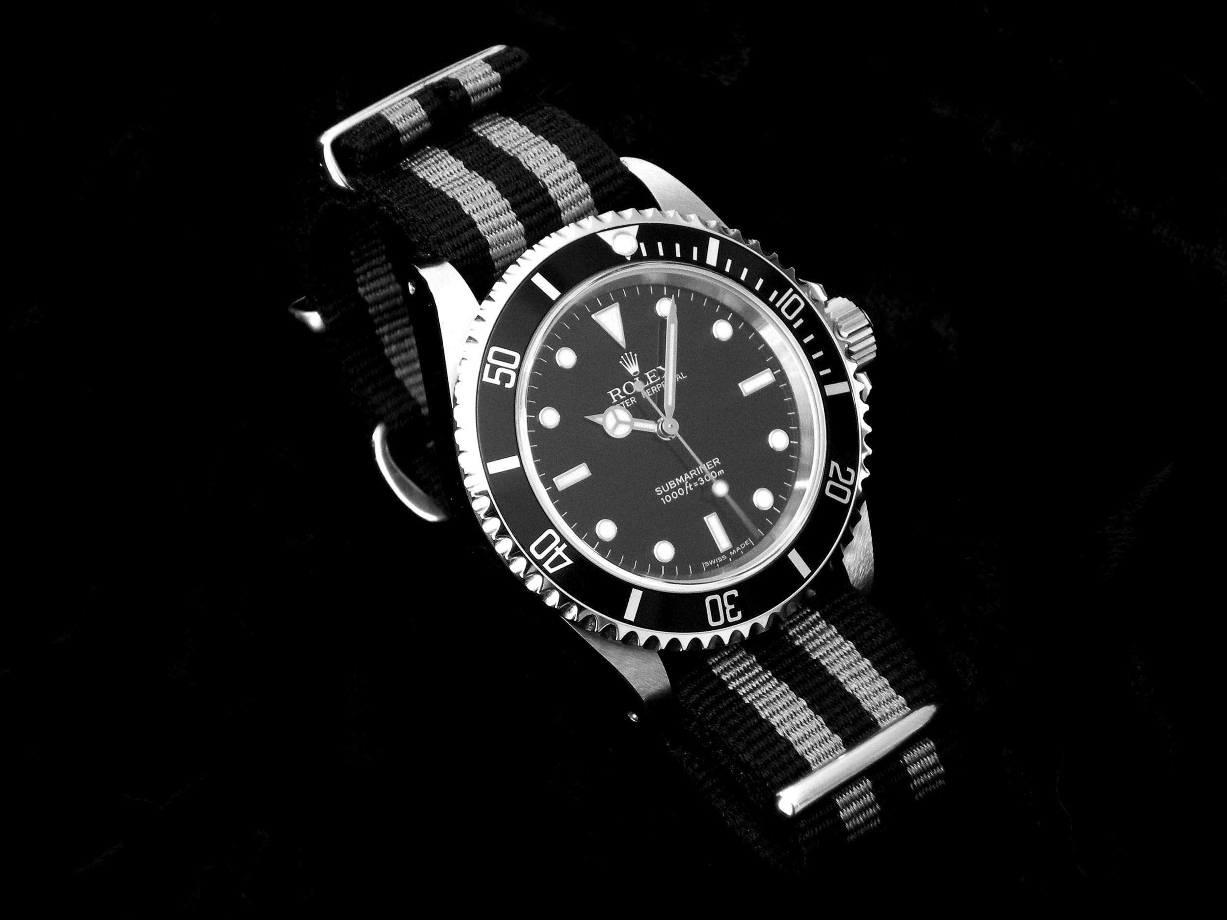 rolex submariner nato strap size