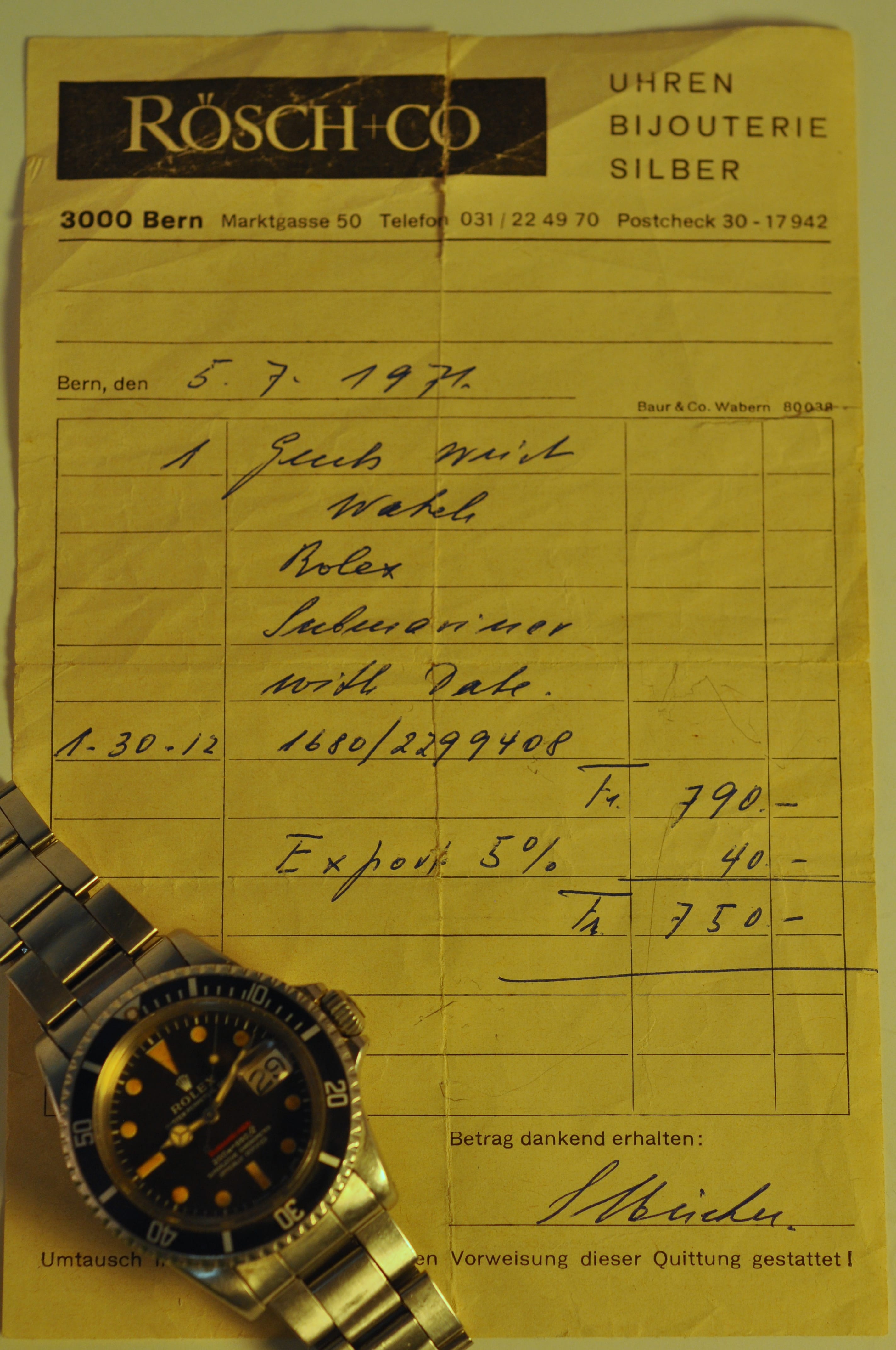 rolex-receipt-template