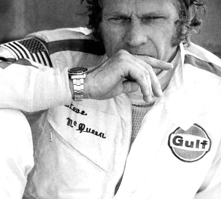 steve mcqueen wearing rolex