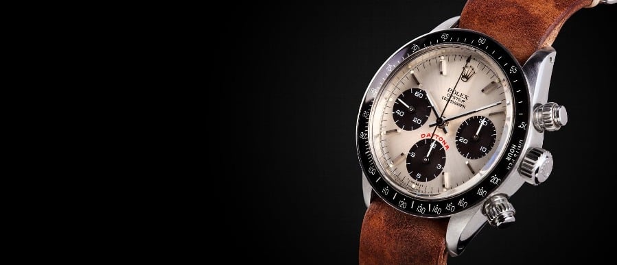 Vintage paul newman rolex daytona with a leather strap vintage paul newman rolex daytona