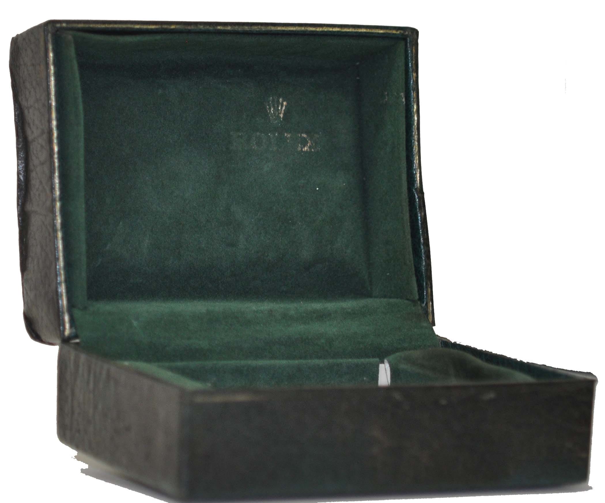 rolex day date watch box green liner