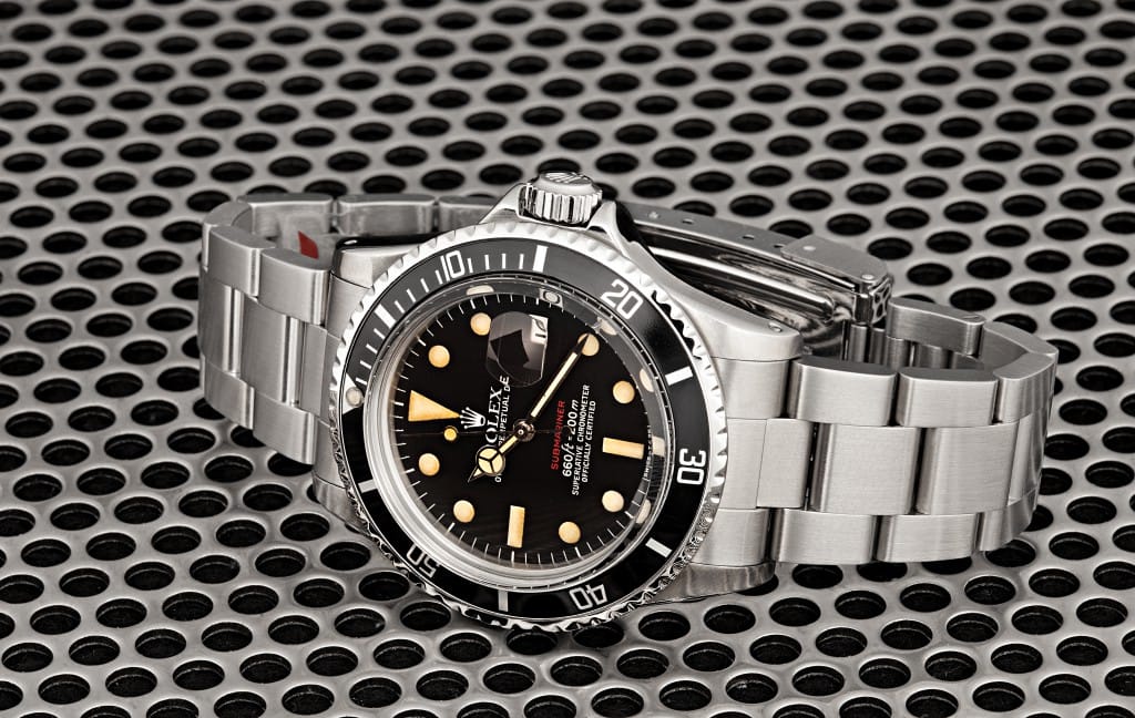 vintage stainless steel submariner 5512 from Bob's Watches