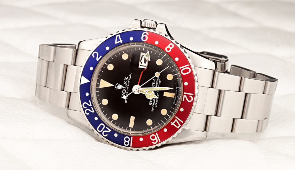 vintage pepsi GMT 1675 red and blue