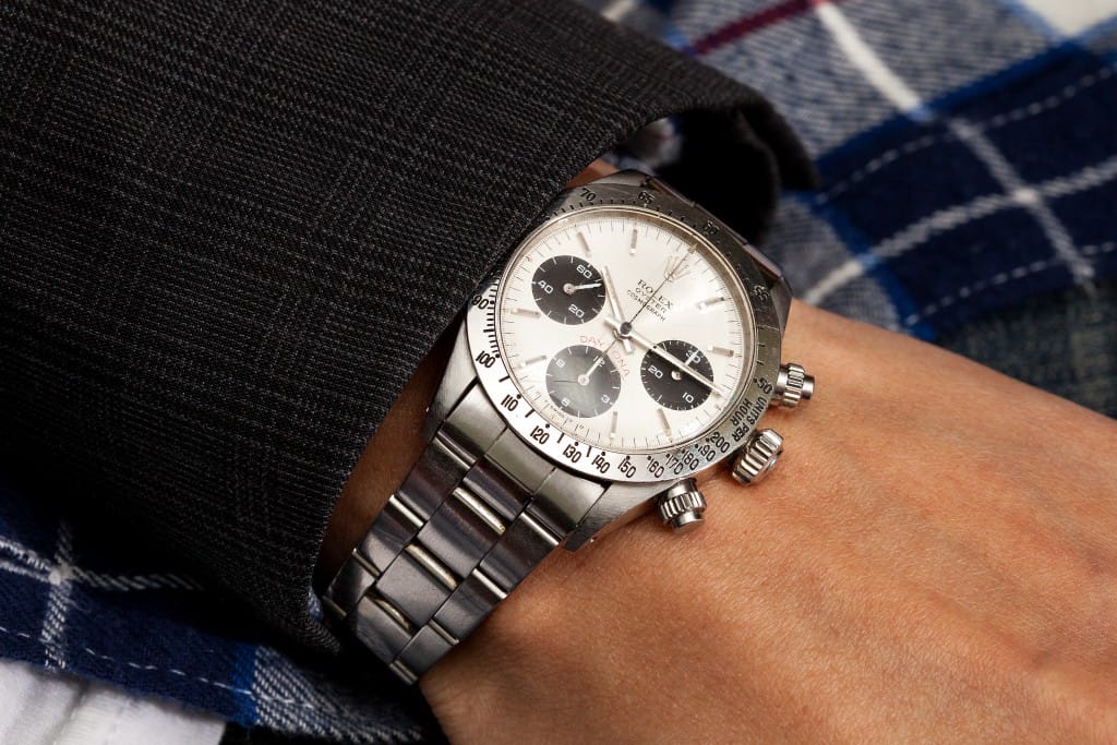 The Sigma Dial on the reference 6265 Rolex Daytona is a highly sought after collectors item