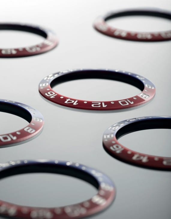 The bezel on the Rolex GMT Master II is iconic thus making it a popular choice among collectors. 2014 GMT master II pepsi bezels from Bob's Watches.
