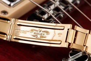 clasp of rolex president 1803 on gibson les paul