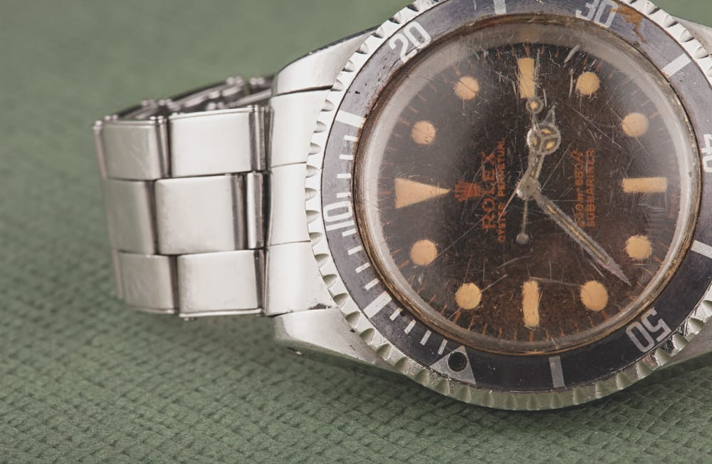 gilt dial rolex 5512