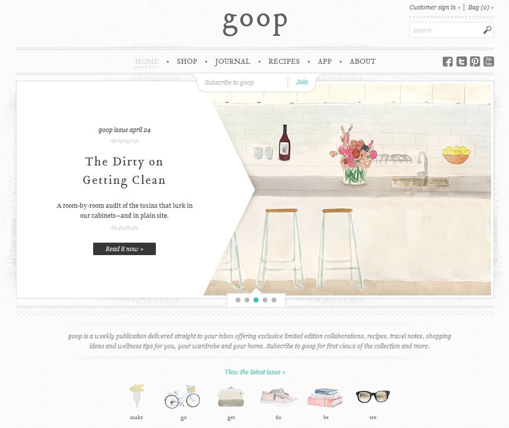 goop website goop website