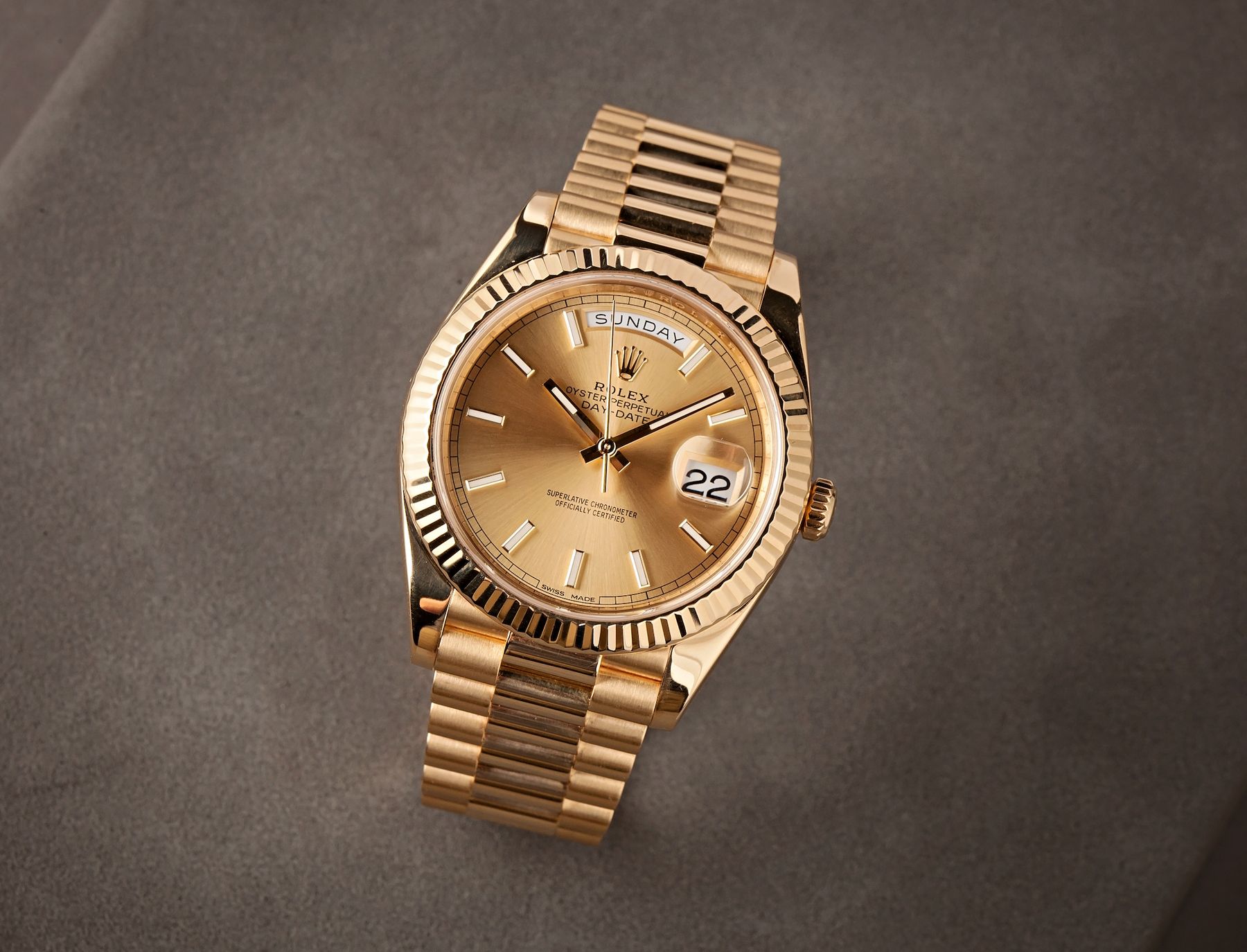 Hottest Rolex Watches Yellow Gold Day-Date President 228238