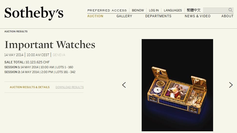 Sothebys Website Sothebys Website