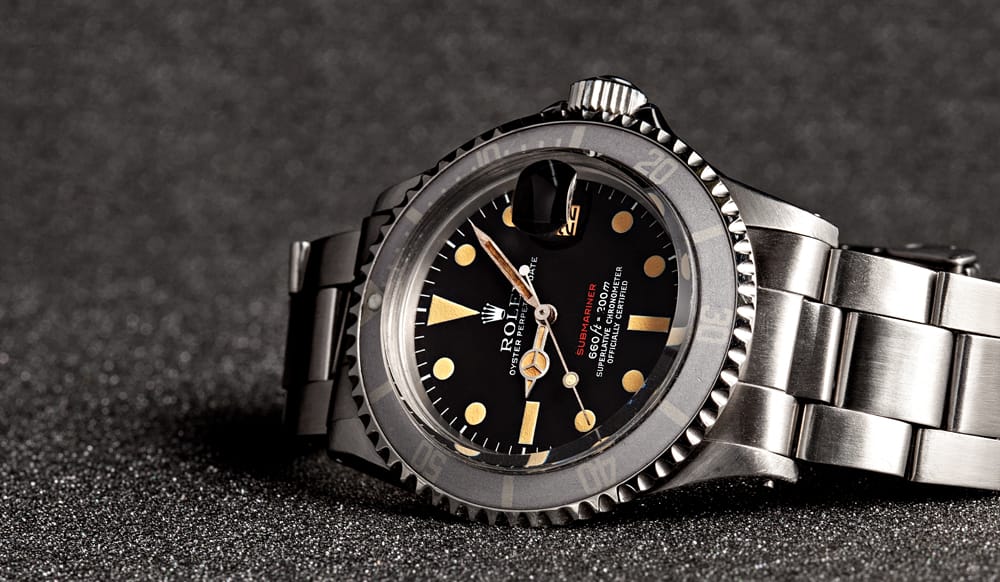 rolex red submariner history