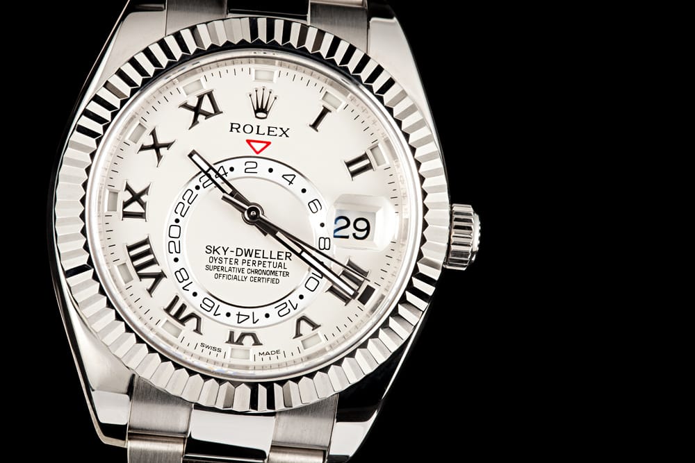 skydweller case dial hands