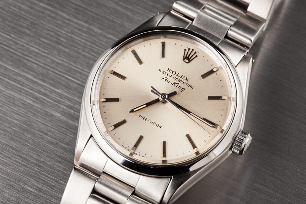 Stainless Steel Rolex Vintage Air King 1002