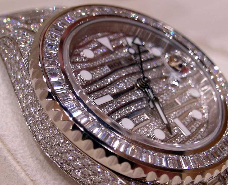 ice diamond rolex