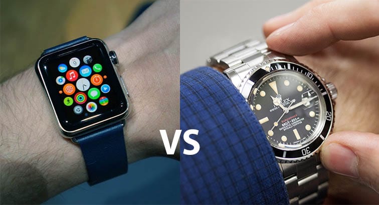 rolex and apple watch