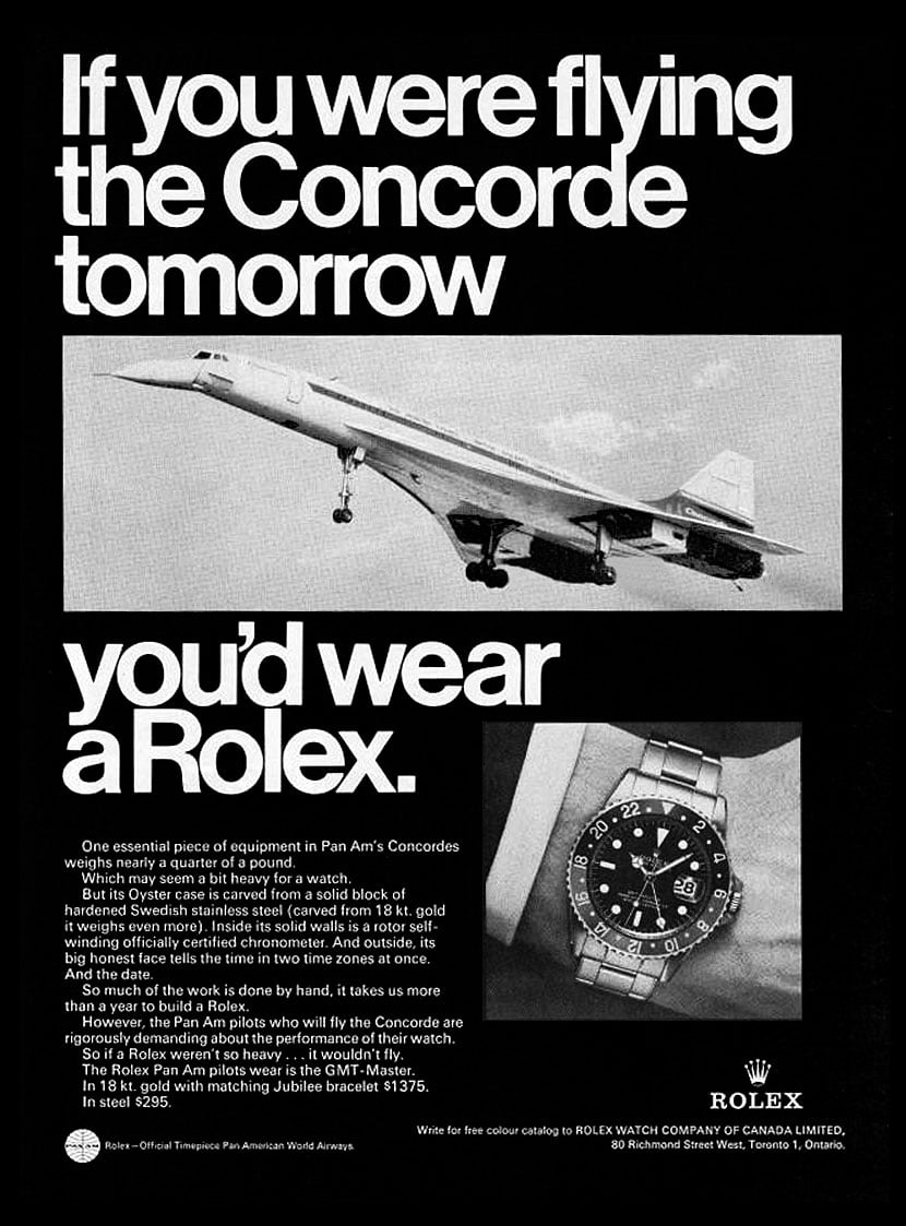 1969 Rolex GMT Master Concorde 1969 Rolex GMT Master Concorde