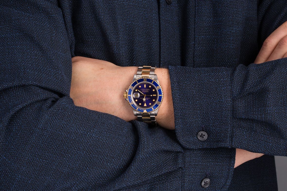 Rolex Submariner Date 16803 Blue Dial