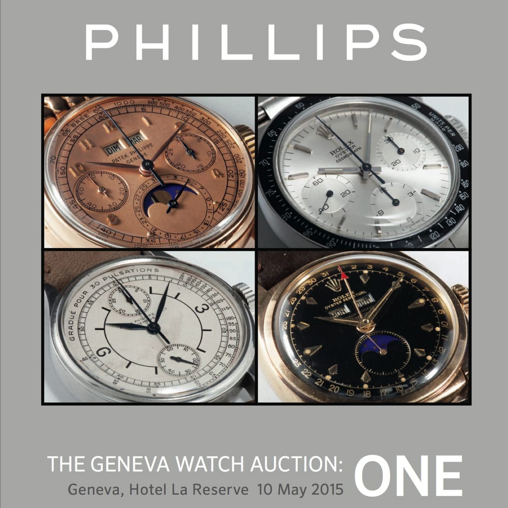 phillips watch auction