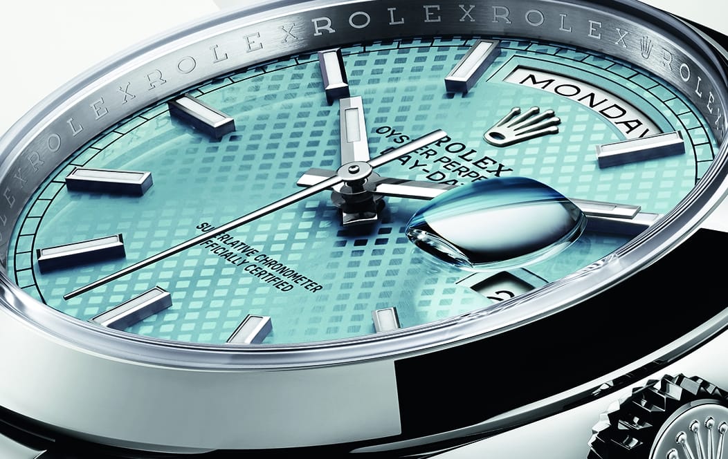 rolex aqua blue