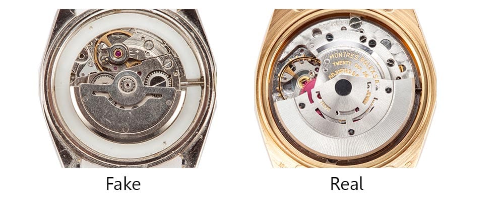 how to spot a fake rolex - rolex movements