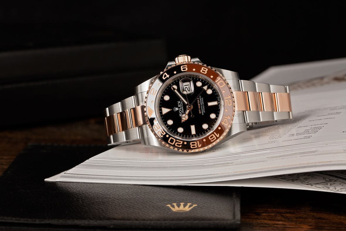 Two-Tone Rolex GMT-Master II Everose Root Beer 126711CHNR