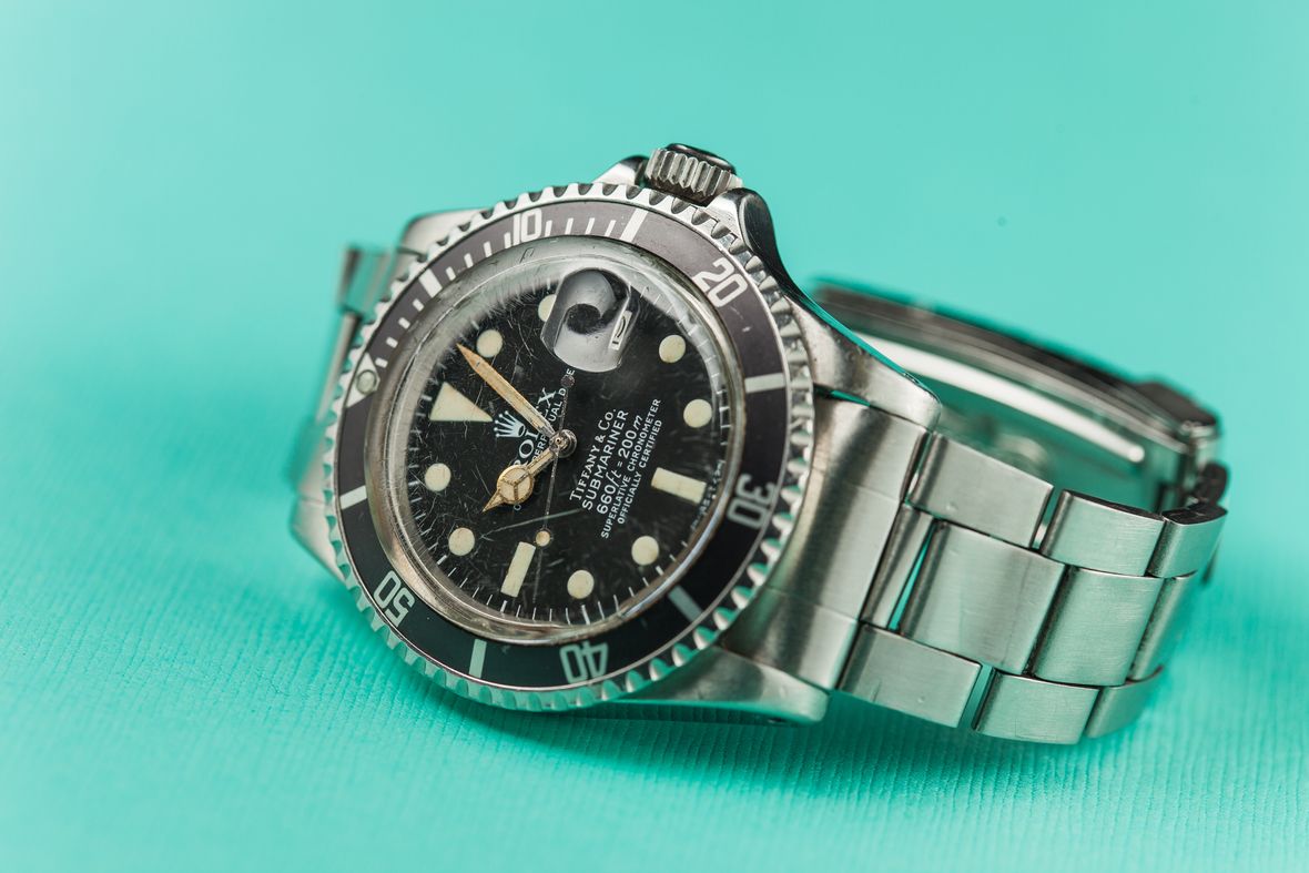 Rolex Submariner 1680 Tiffany & Co Dial Stainless Steel