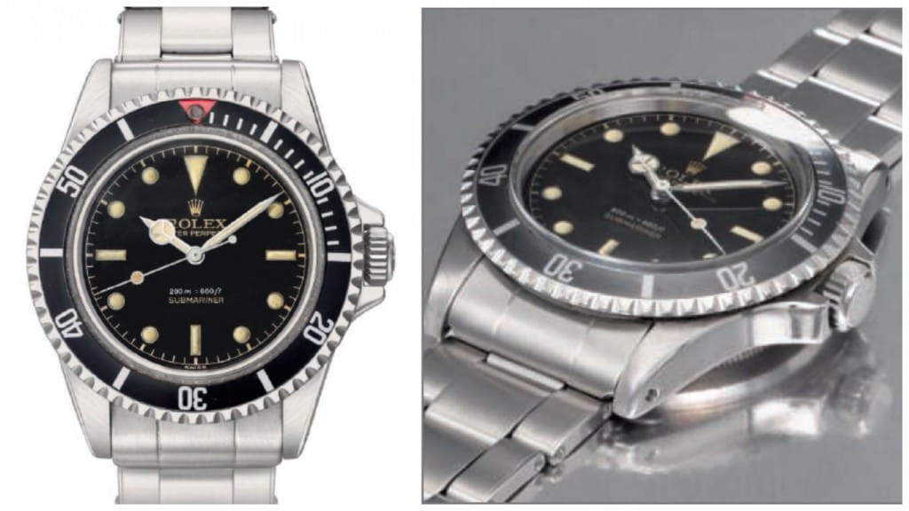 Submariner 5512 Square Crown Guards Photo: Christies.com