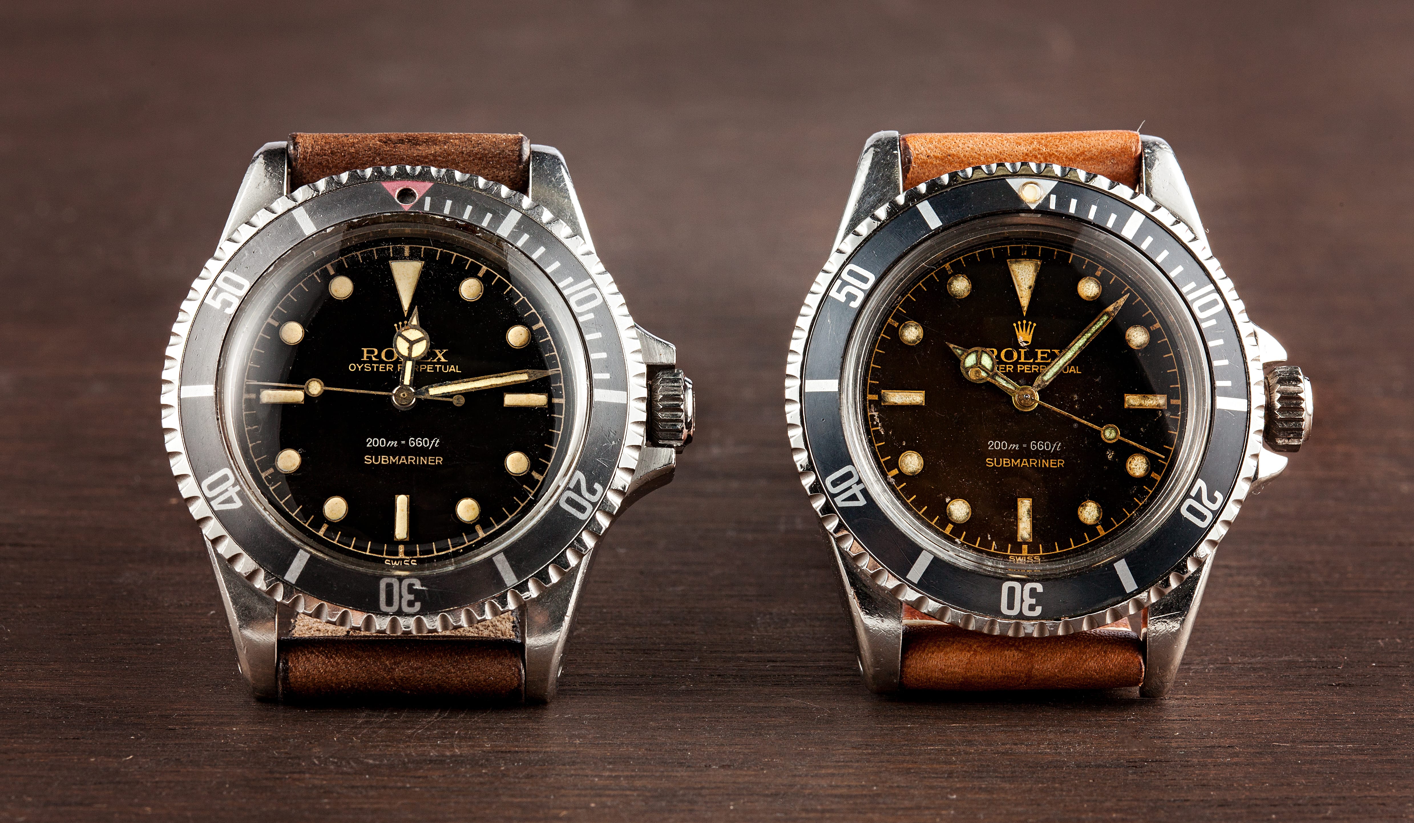 Vintage Rolex Submariner Black Dial Watches