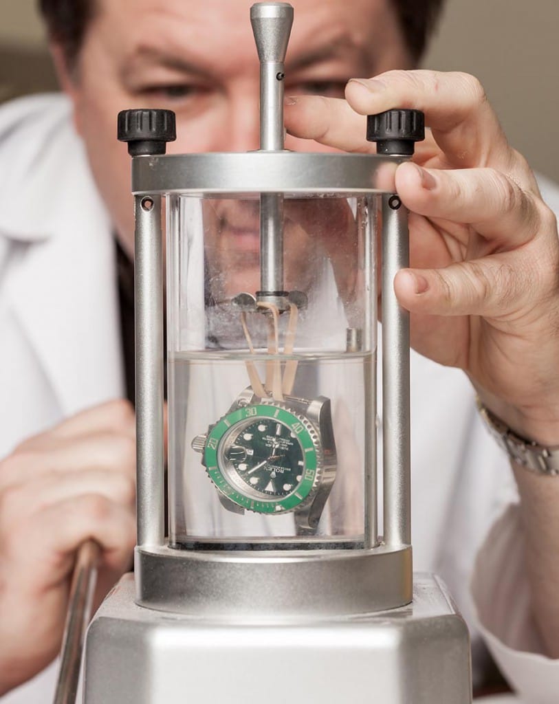 Rolex shop waterproof tester