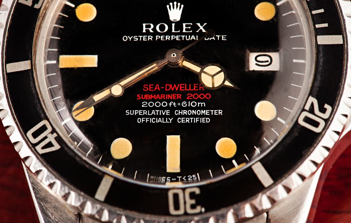 Rolex Double Red Sea-Dweller Ref 1665 DRSD Dial