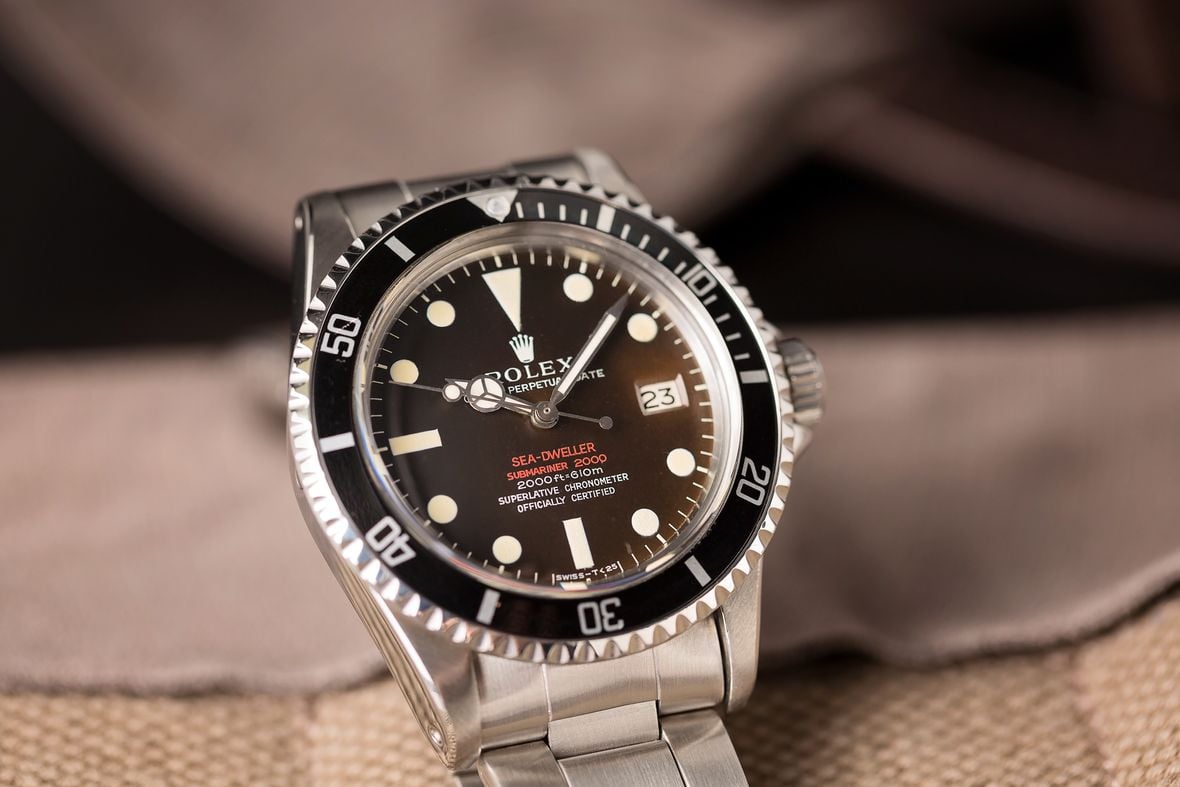 Rolex Double Red Sea-Dweller Reference 1665 DRSD Tropical Dial