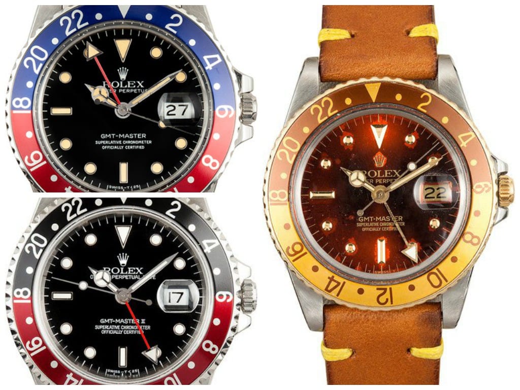 Rolex GMT-Master II Pepsi, GMT-Master II Cola und GMT-Master Root Beer