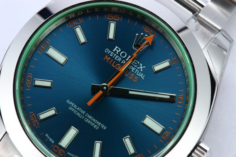 Blue Rolex Dial