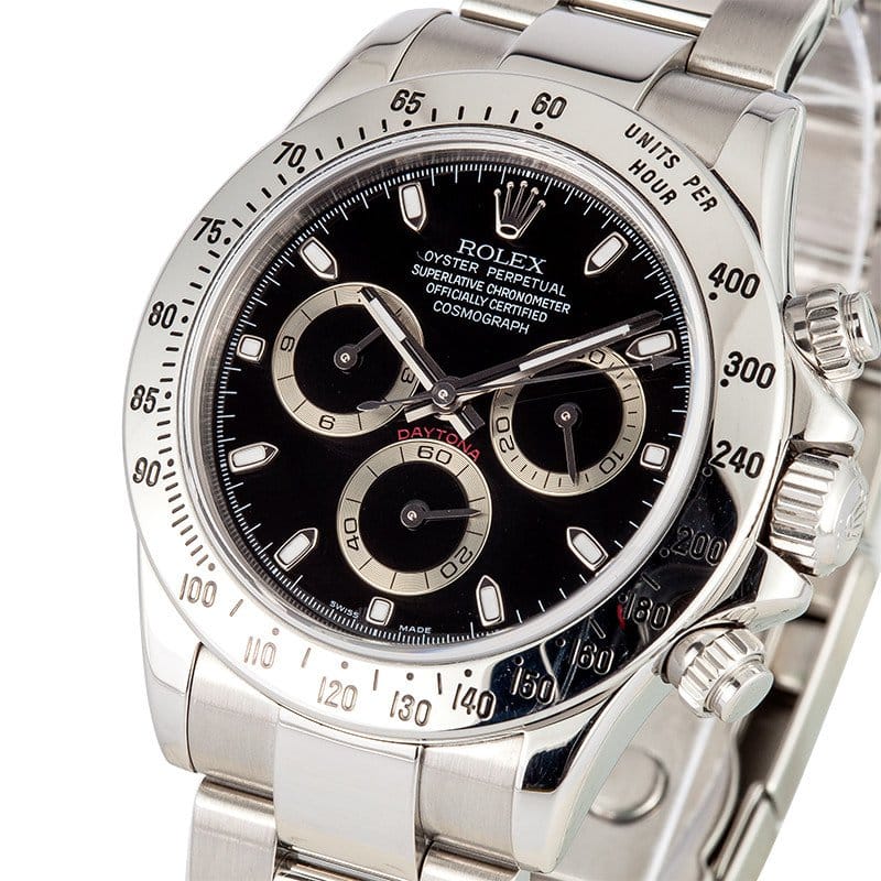 This Stainless Steel Rolex will increase in value overtime since Daytona watches now have some sort of precious metal.