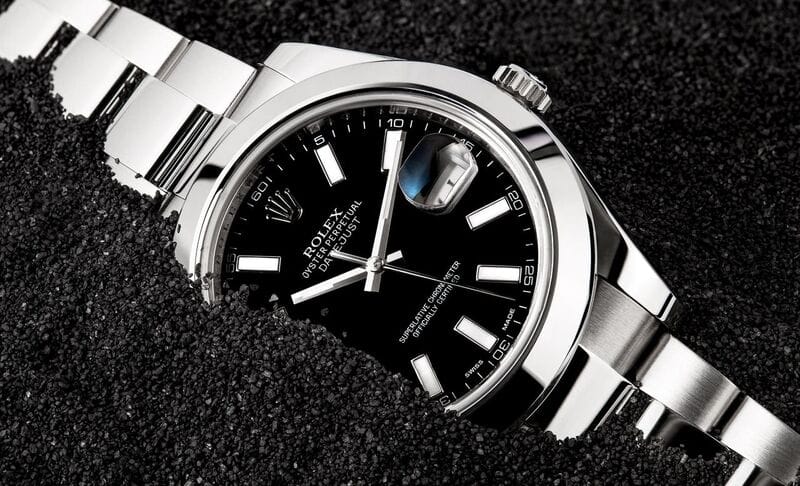 A Black Dial Datejust II rolex datejust ii