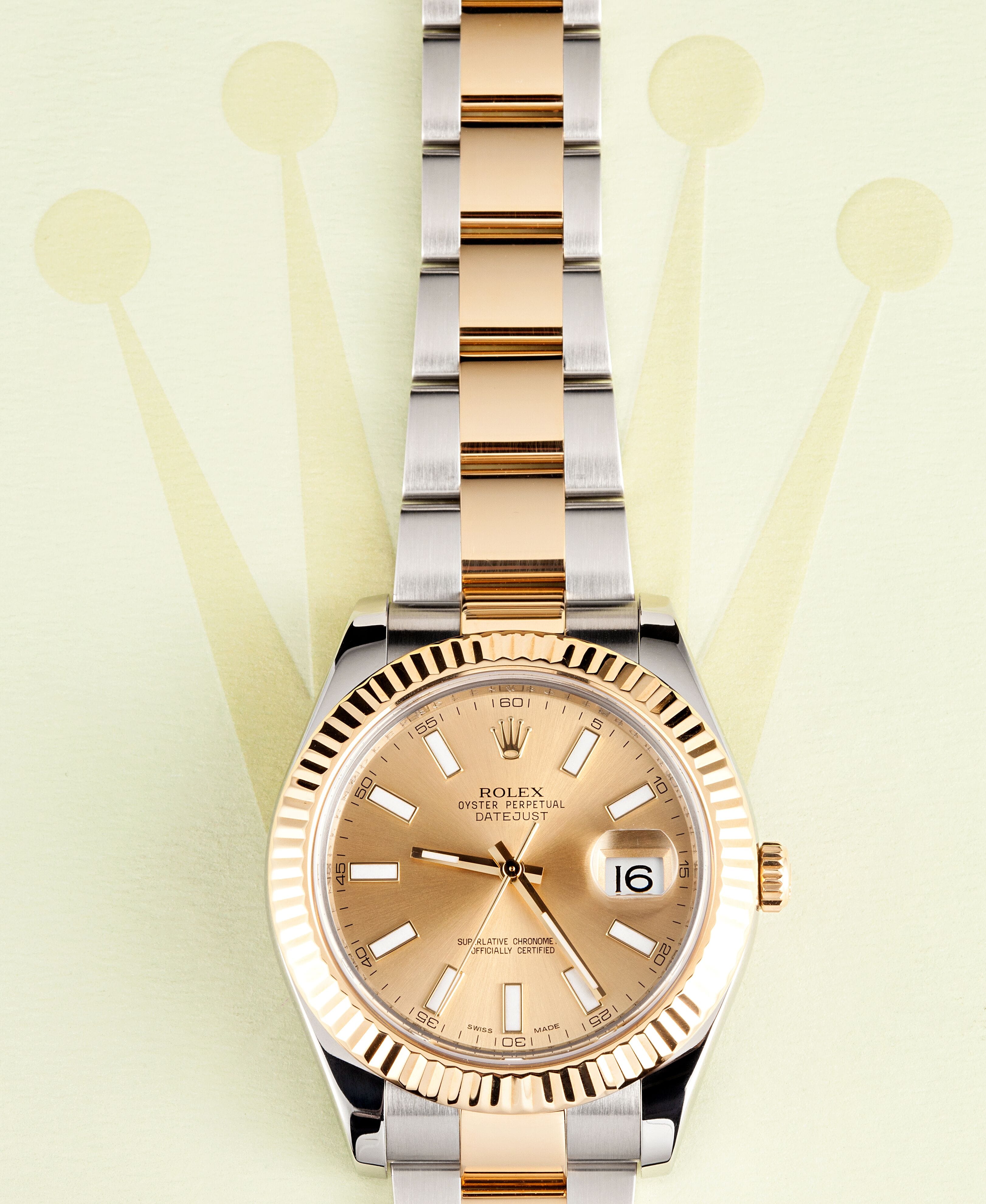 stainless steel yellow gold champagne dial datejust II stainless steel yellow gold champagne dial datejust II