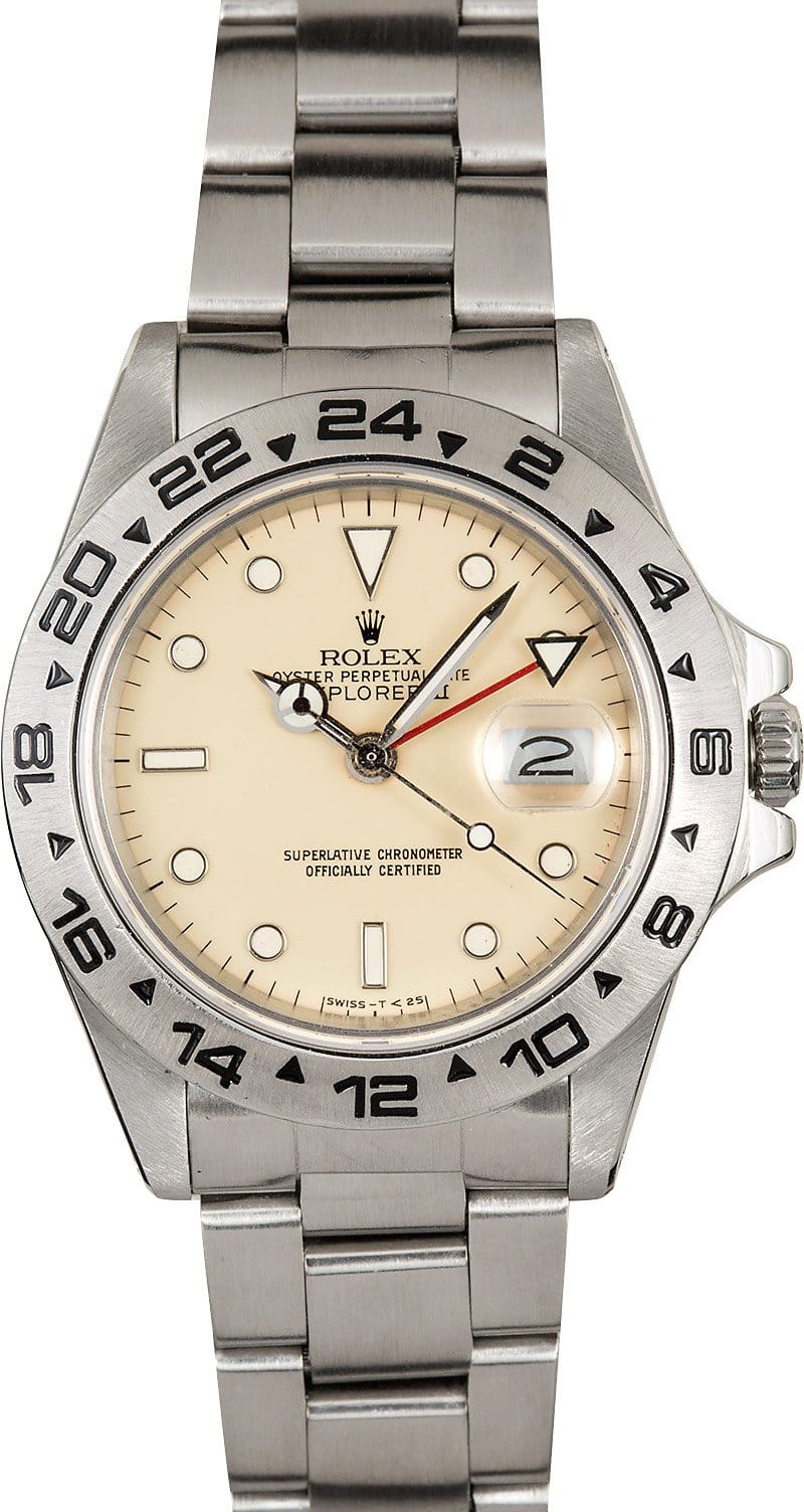 Rolex Rail Dial Explorer II 16550