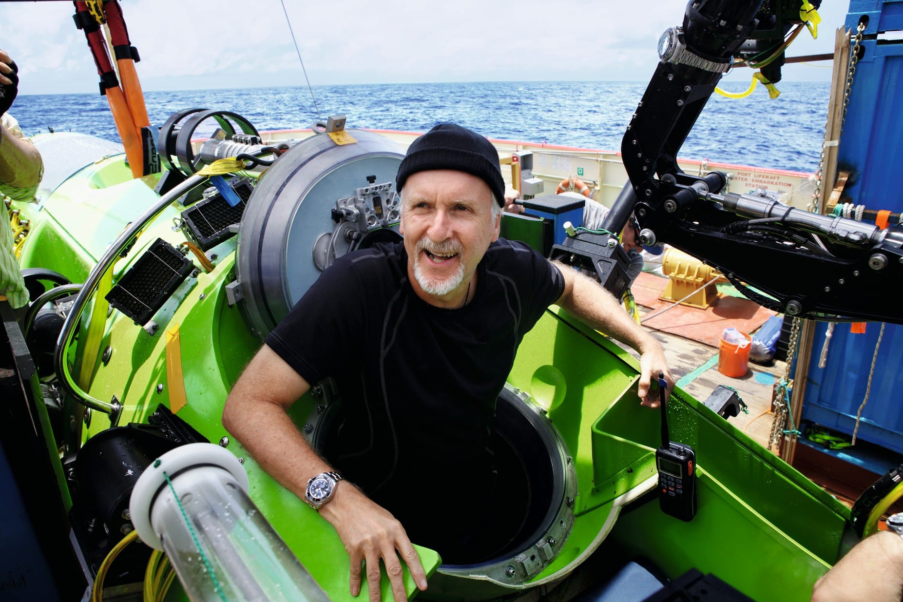 Rolex brought out a special watch for James Cameron. Blue Rolex Dial