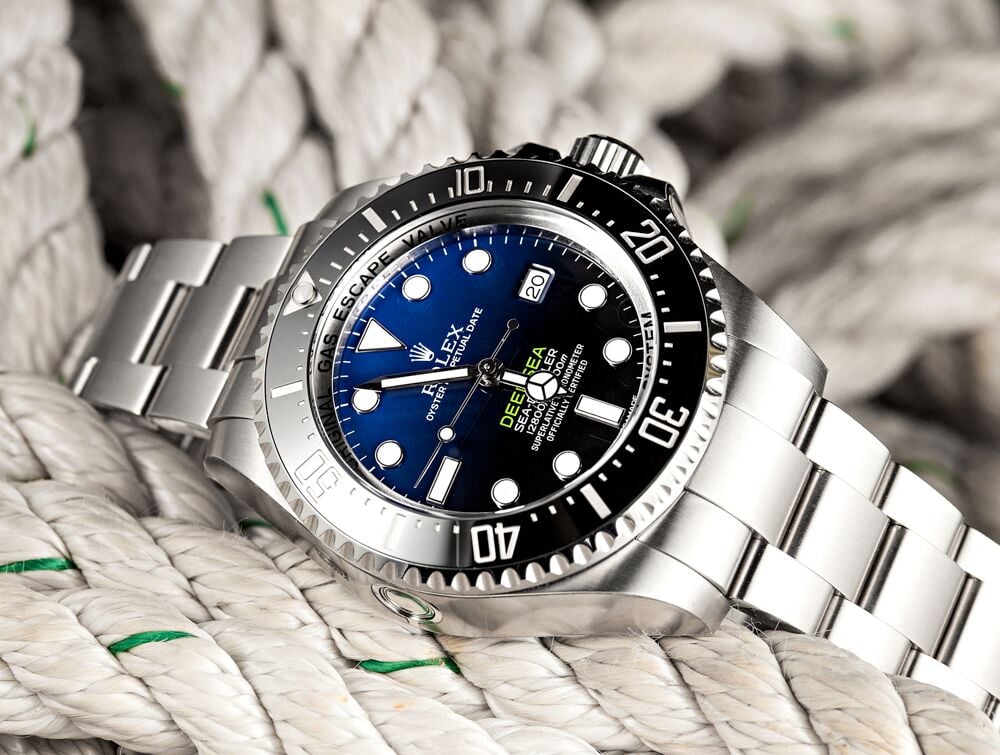 waterproof Rolex Sea-Dweller Deepsea D-Blue Dial ref. 116660