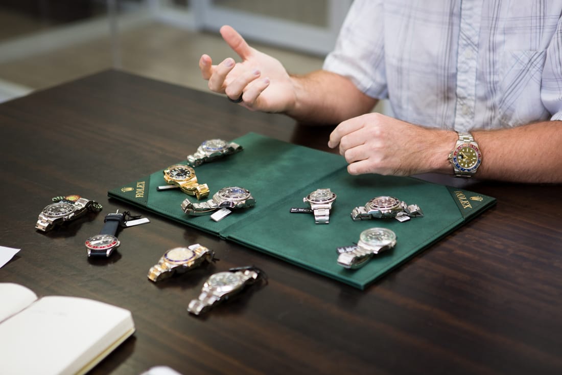 Talking watches with @rolexdiver at Bob's Watches in Newport Beach, CA